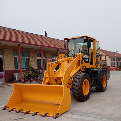 Kalite 2500kg Mini Ön Uç Yükleyici Endüstriyel Hidrolik Kontroller 2050mm Tekerlek izi Fabrika